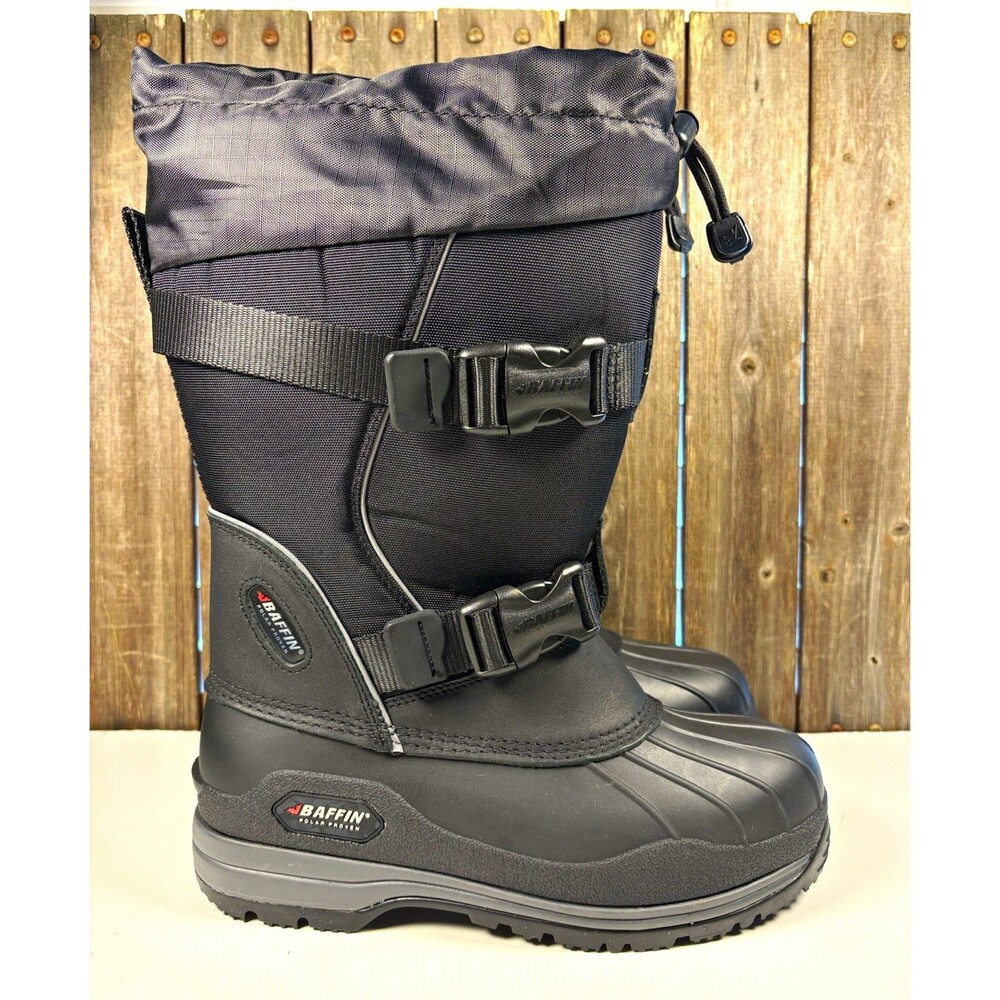 Baffin Women's Impact Polar Waterproof Insulated Boots Black Mid-Calf US 9